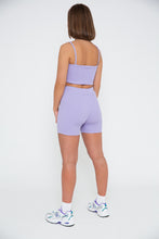 Load image into Gallery viewer, Rib Cycle Shorts - Lilac