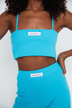 Load image into Gallery viewer, Rib Crop Top - Blue