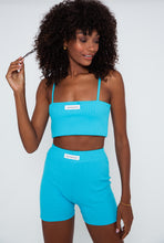 Load image into Gallery viewer, Rib Cycle Shorts - Blue