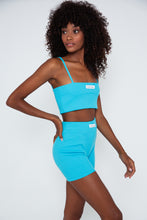 Load image into Gallery viewer, Rib Cycle Shorts - Blue