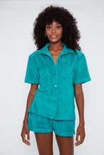 Load image into Gallery viewer, Towel Terry Shorts - Turquoise