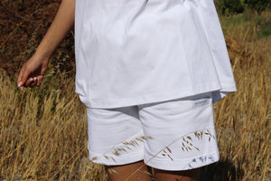 Jogger Shorts - White