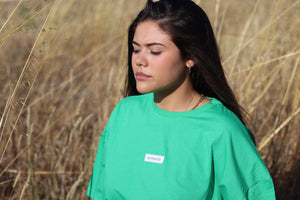 Oversized T-shirt - Green