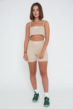 Load image into Gallery viewer, Rib Crop Top - Beige
