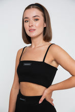 Load image into Gallery viewer, Rib Crop Top - Black
