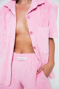 Towel Terry Shirt - Pink