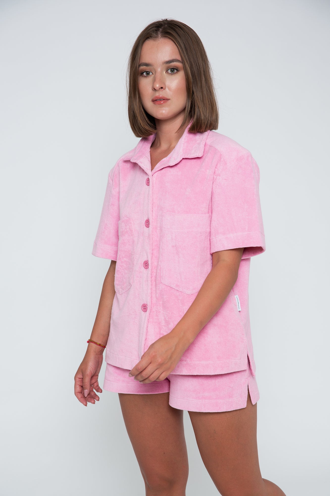 Towel Terry Shirt - Pink