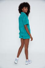 Load image into Gallery viewer, Towel Terry Shorts - Turquoise
