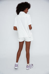 Towel Terry Shorts - White