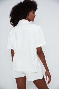 Towel Terry Shirt - White